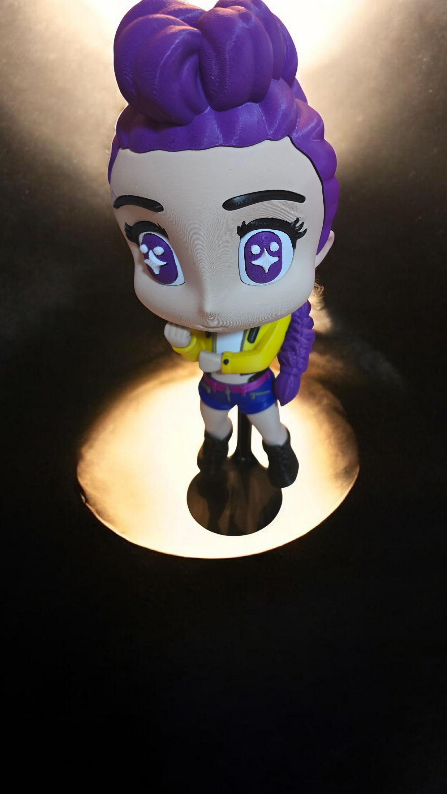 Purple hairKpop Doll