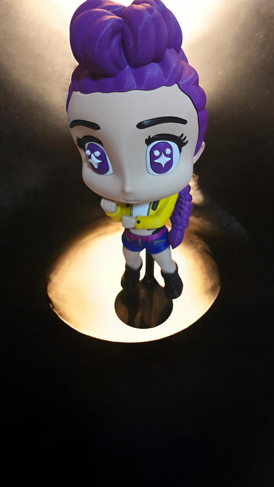 Purple hairKpop Doll