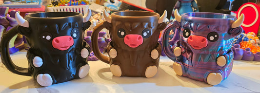 Highland Cow Ice Cream Holder