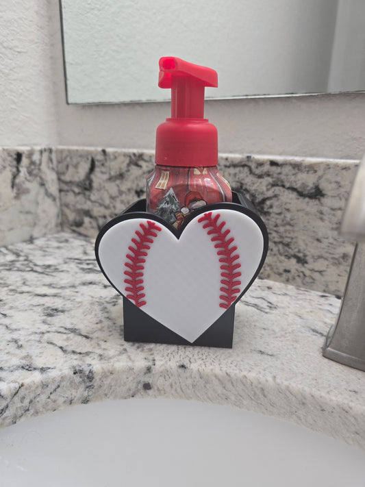 Baseball B&BW Soap Holder